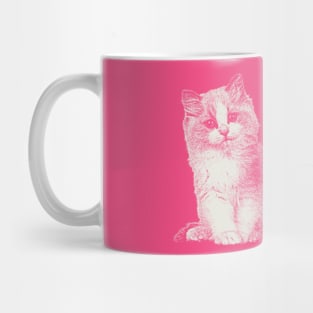 Dog and cat couple Mug